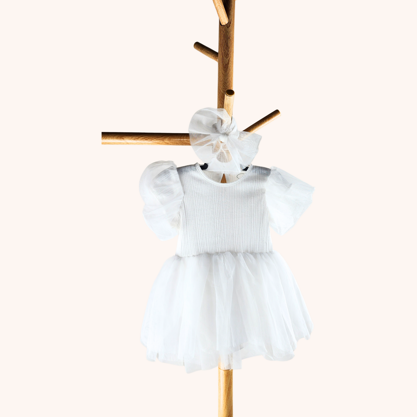 Puffed-Sleeve Dress
