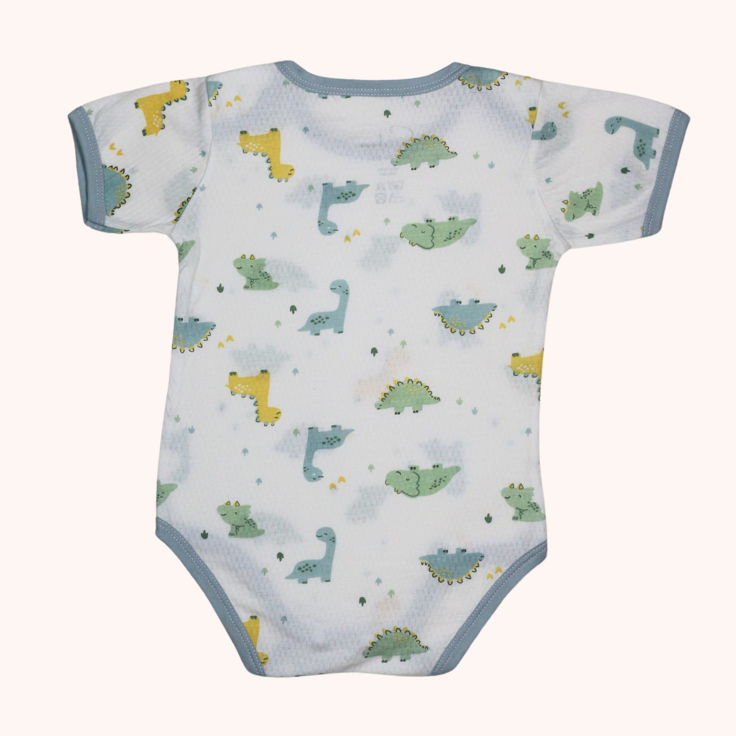 Air Cool Short-Sleeve Bodysuit (Green Dino)