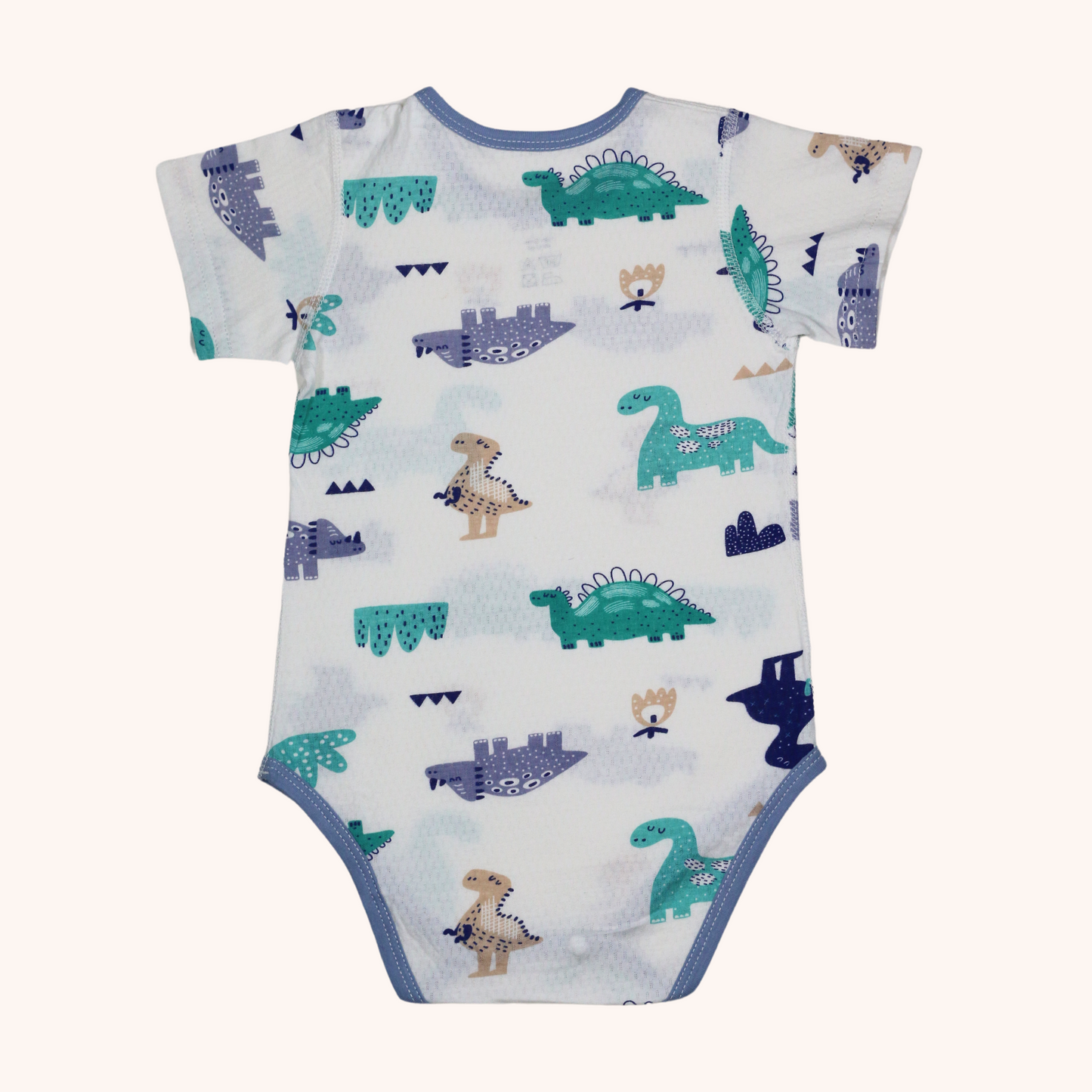 Air Cool Short-Sleeve Bodysuit (Blue Dino)