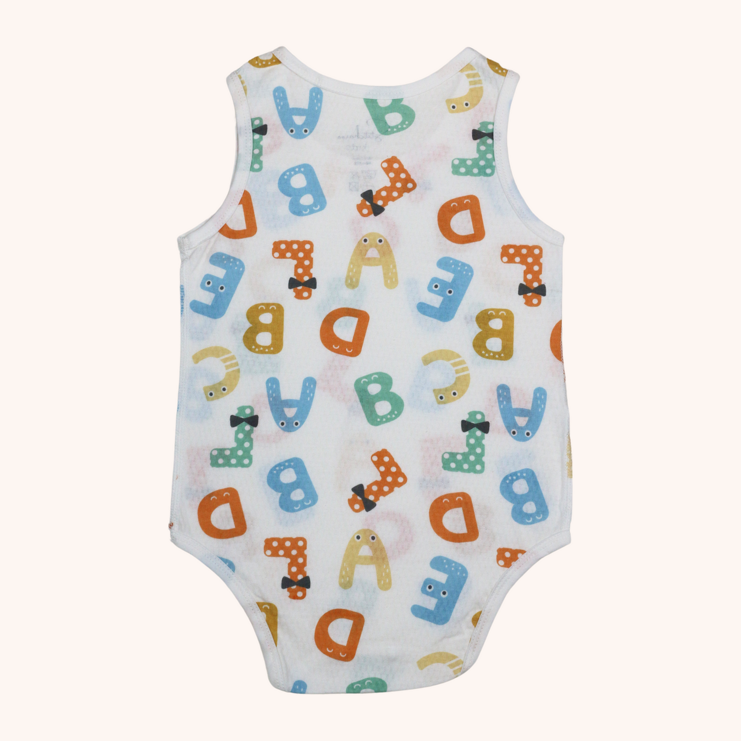 Air Cool Sleeveless Bodysuit (Alphabets)