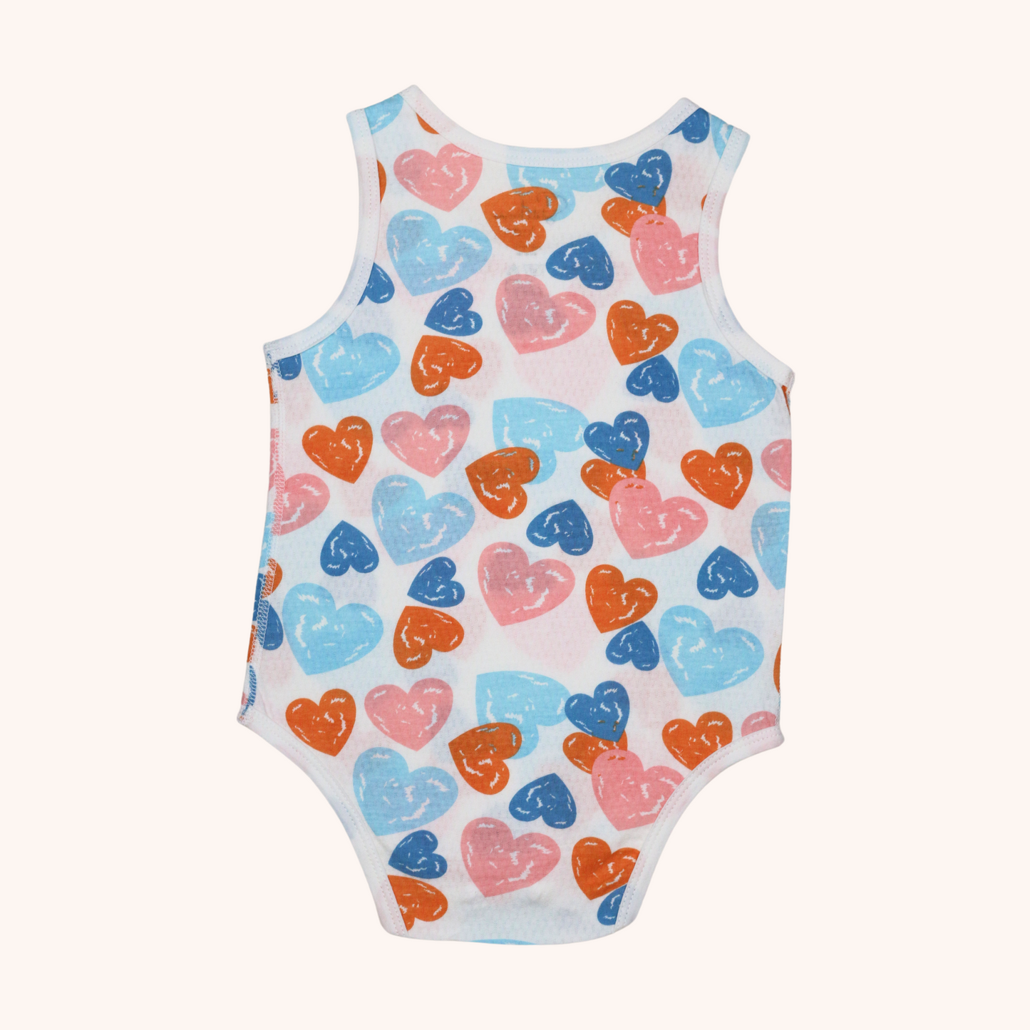 Air Cool Sleeveless Bodysuit (Happy Hearts)