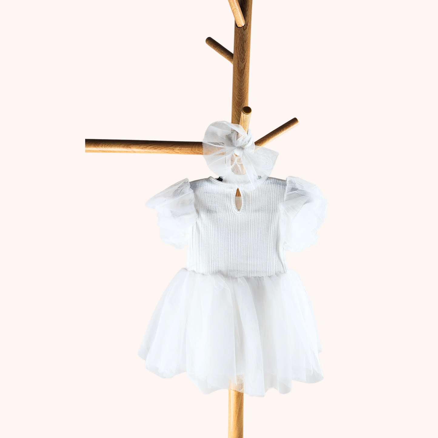 Puffed-Sleeve Dress