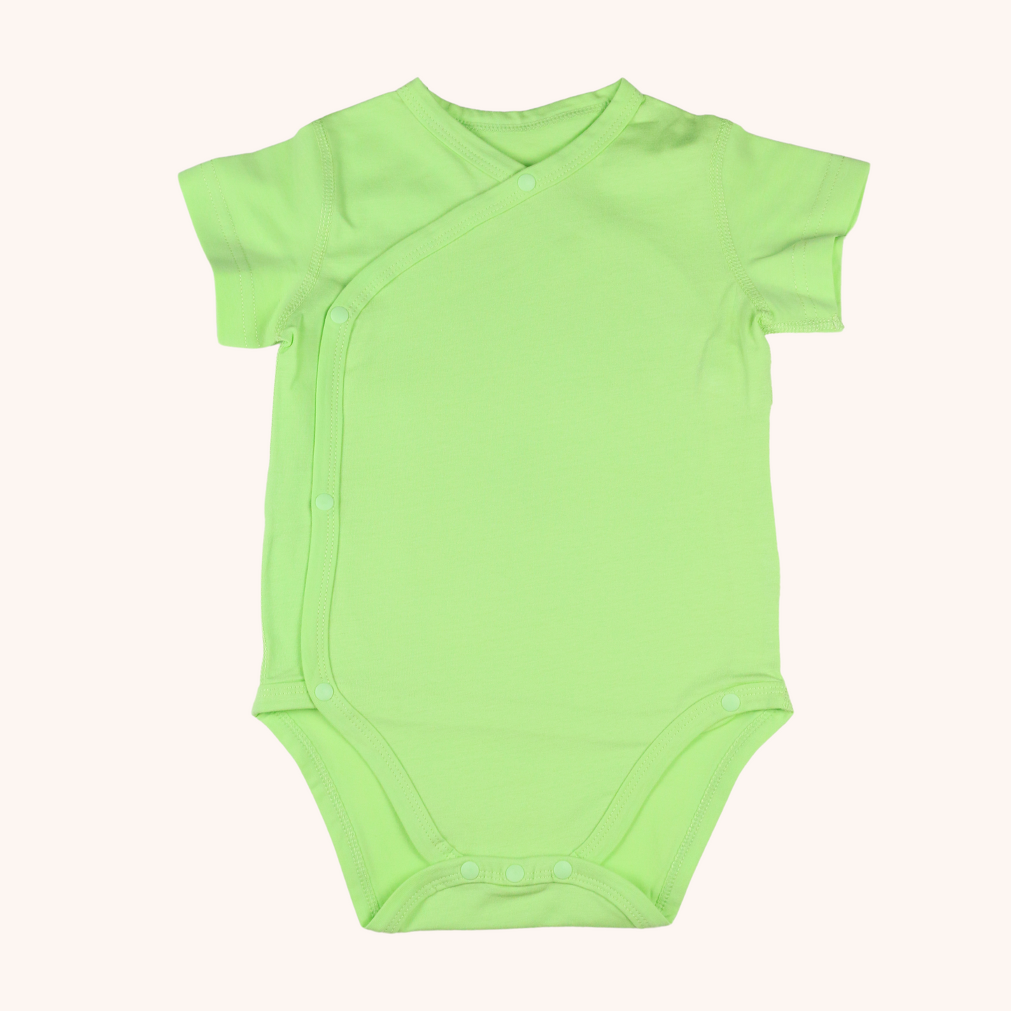 3-Pack Short-Sleeve Side-Snap Bodysuit (Lemons)
