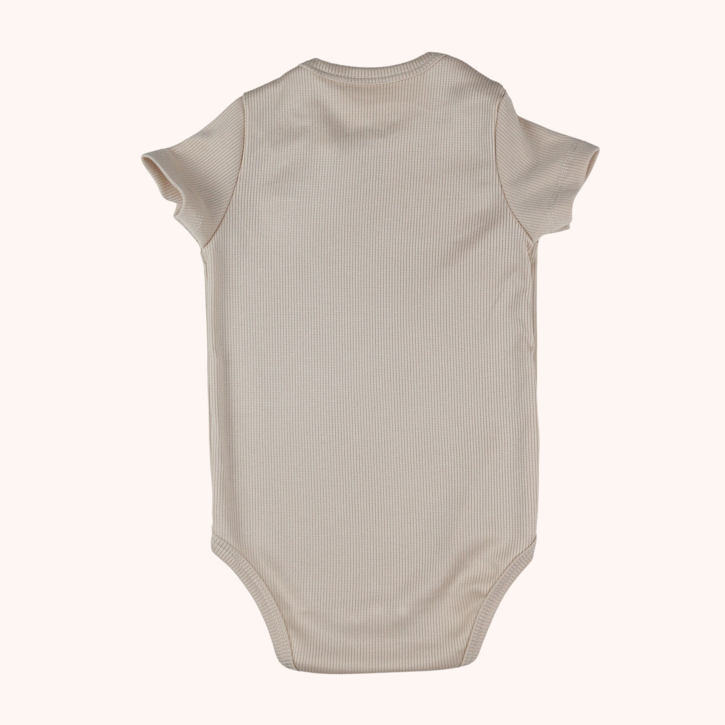 Ribbed Short-Sleeve Front Detail Bodysuit