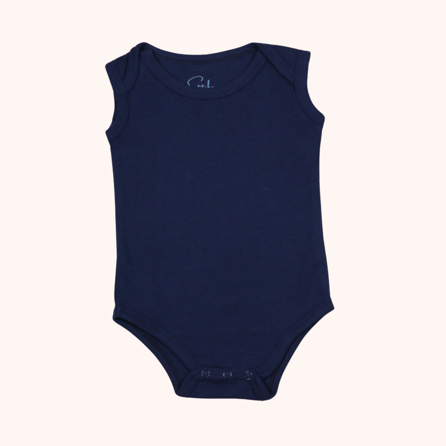 Envelope-Collar Sleeveless Bodysuit