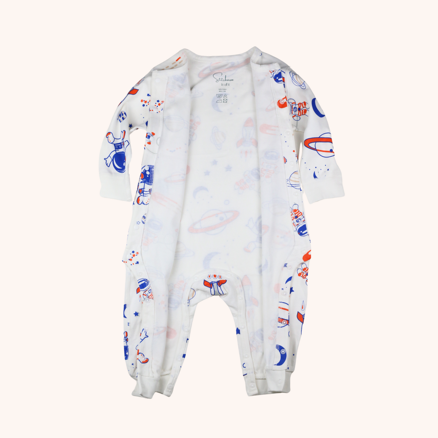 Button Sleepsuit (Astronaut | Boy)