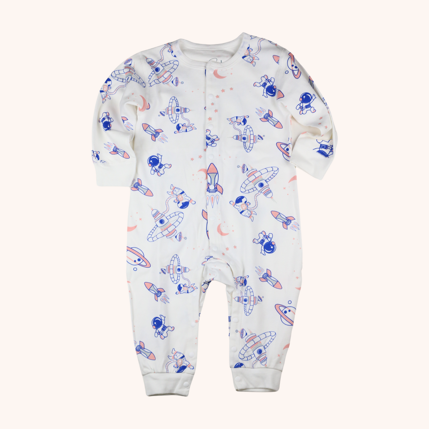 Button Sleepsuit (Astronaut | Girl)