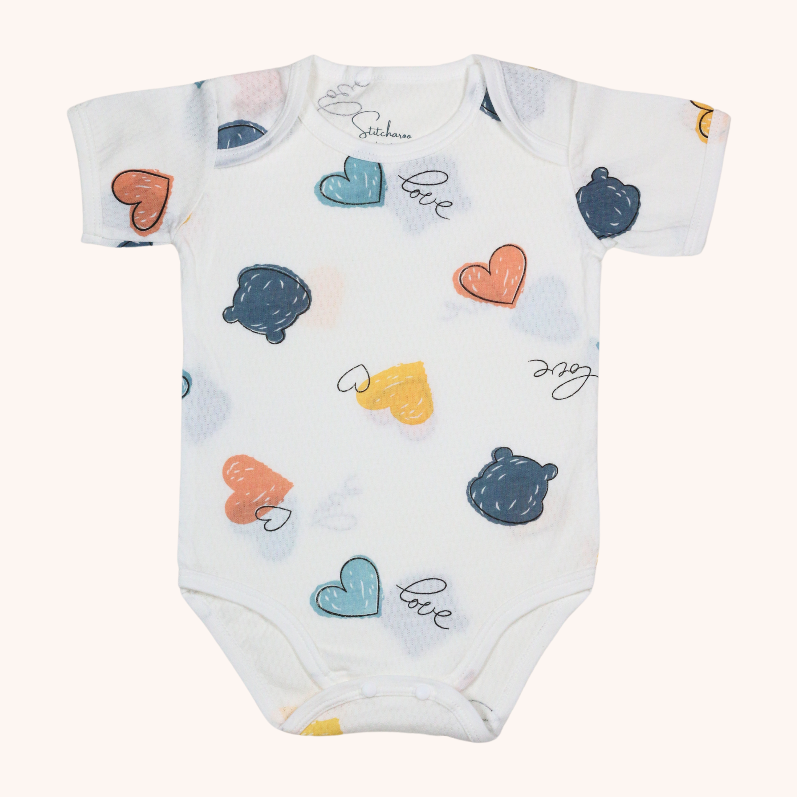 Air Cool Short-Sleeve Bodysuit (Love)