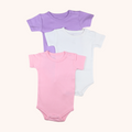 3-Pack Short-Sleeve Shoulder-Snap Bodysuit