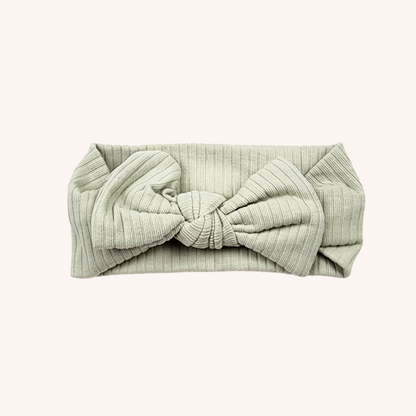 Ribbed Knotted Tie Headband