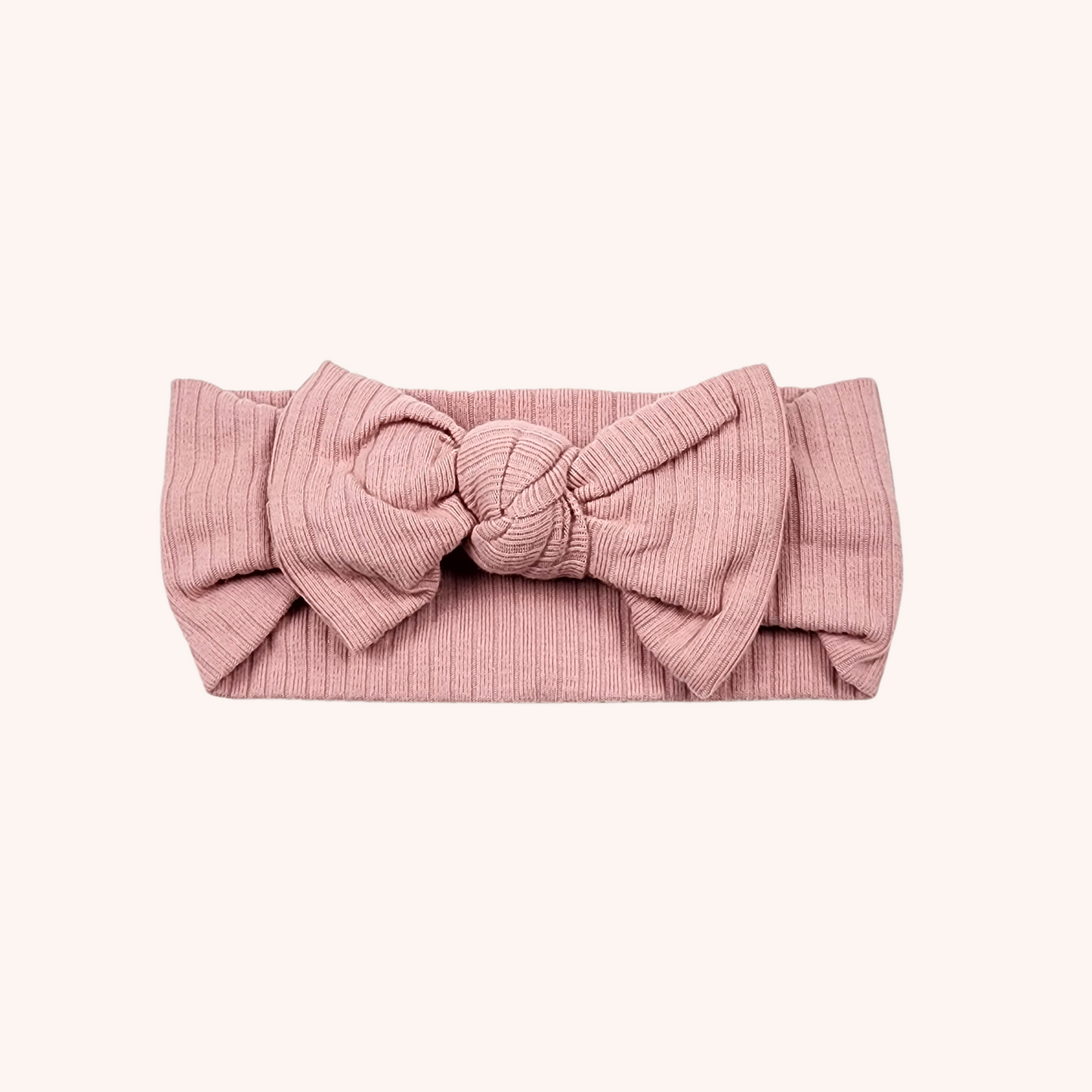 Ribbed Knotted Tie Headband