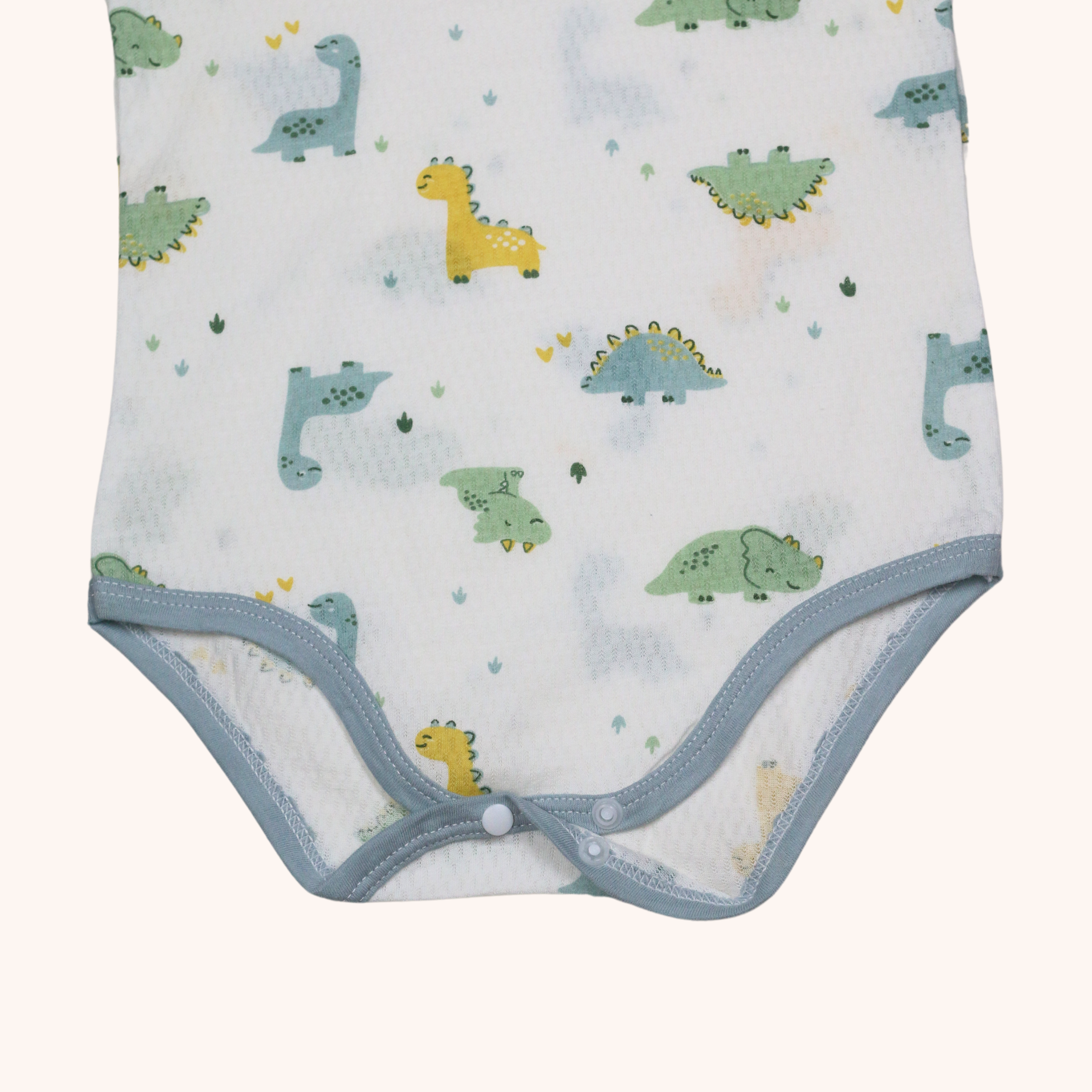 Air Cool Short-Sleeve Bodysuit (Green Dino)