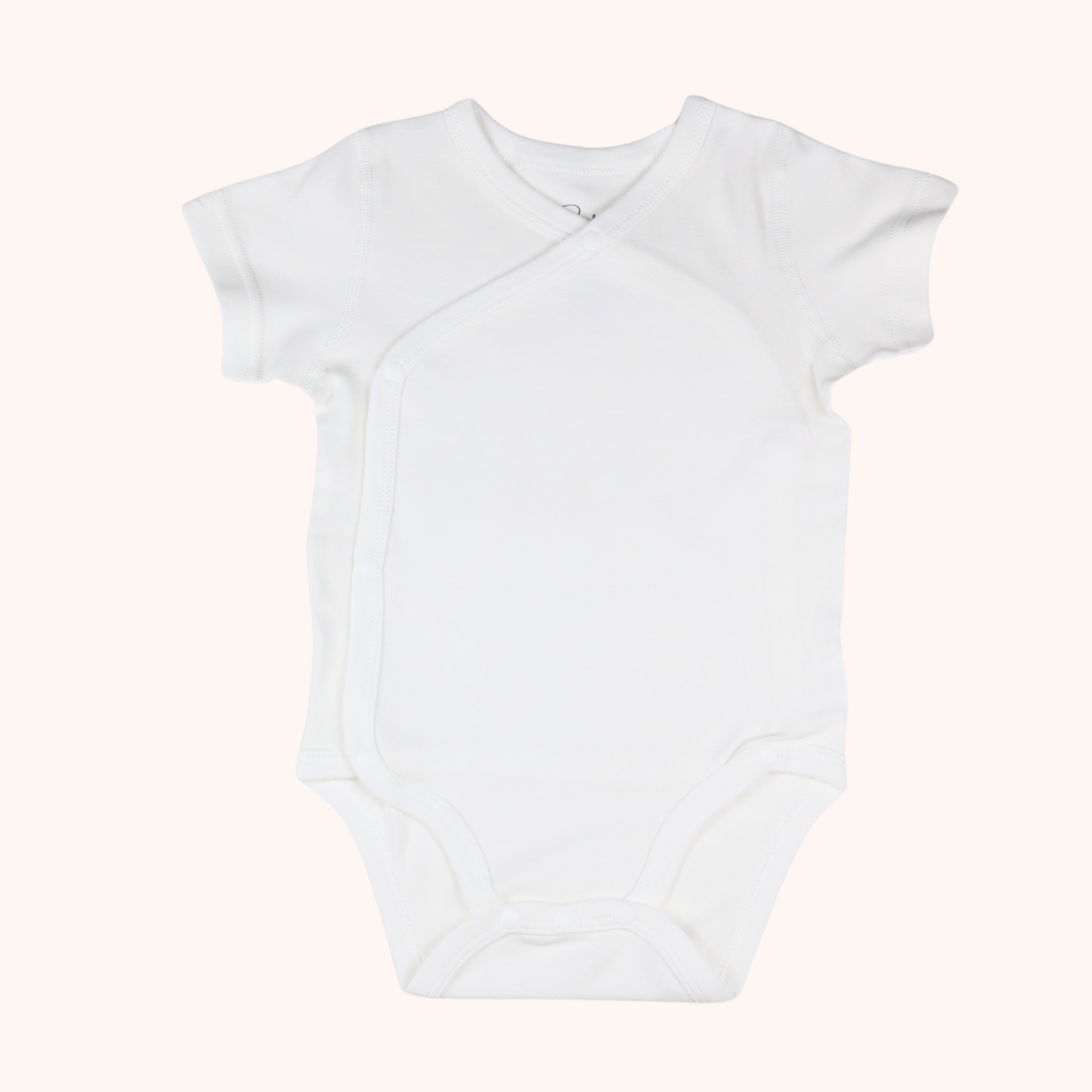 3-Pack Short-Sleeve Side-Snap Bodysuit (Blue Bunny)