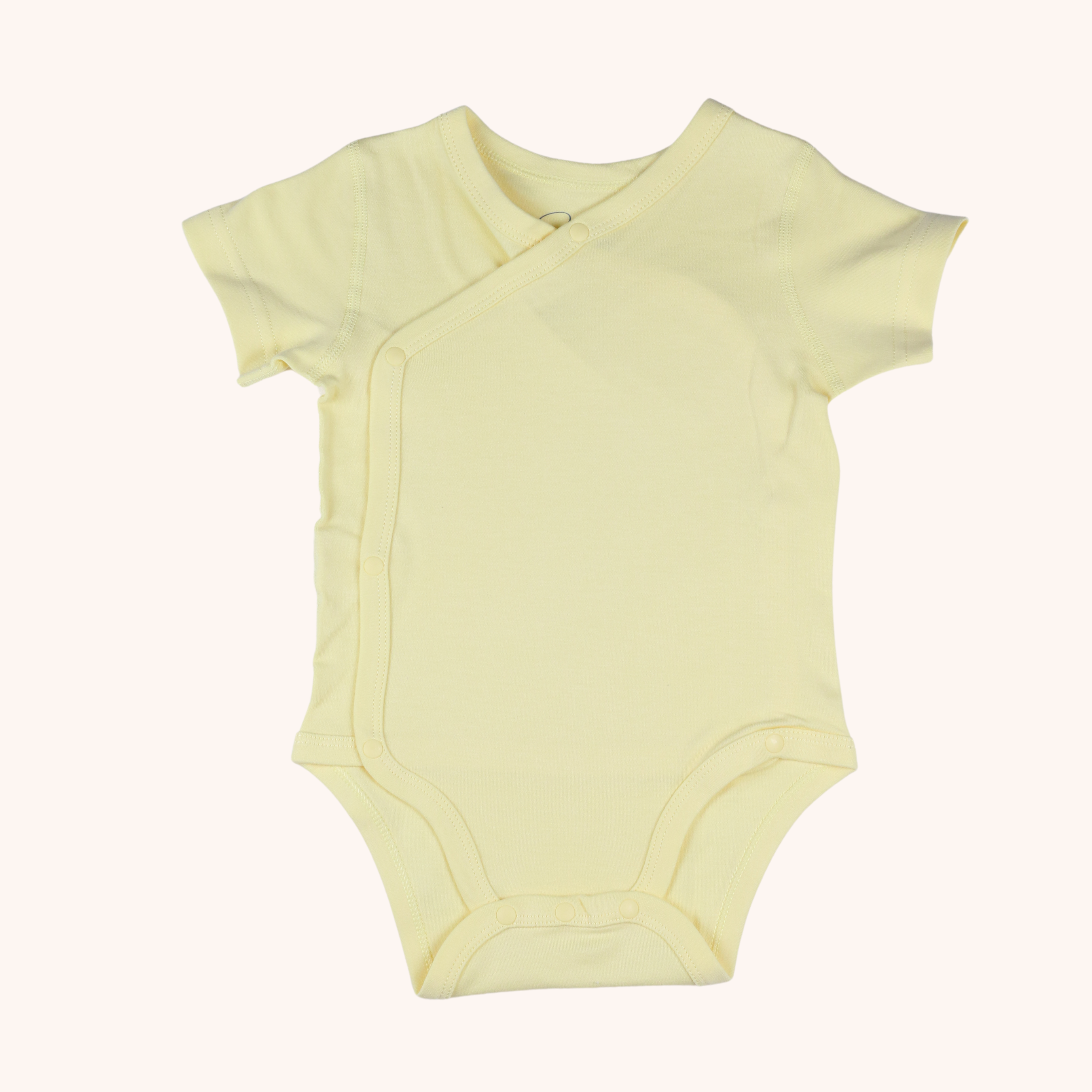 3-Pack Short-Sleeve Side-Snap Bodysuit (Yellow Bunny)