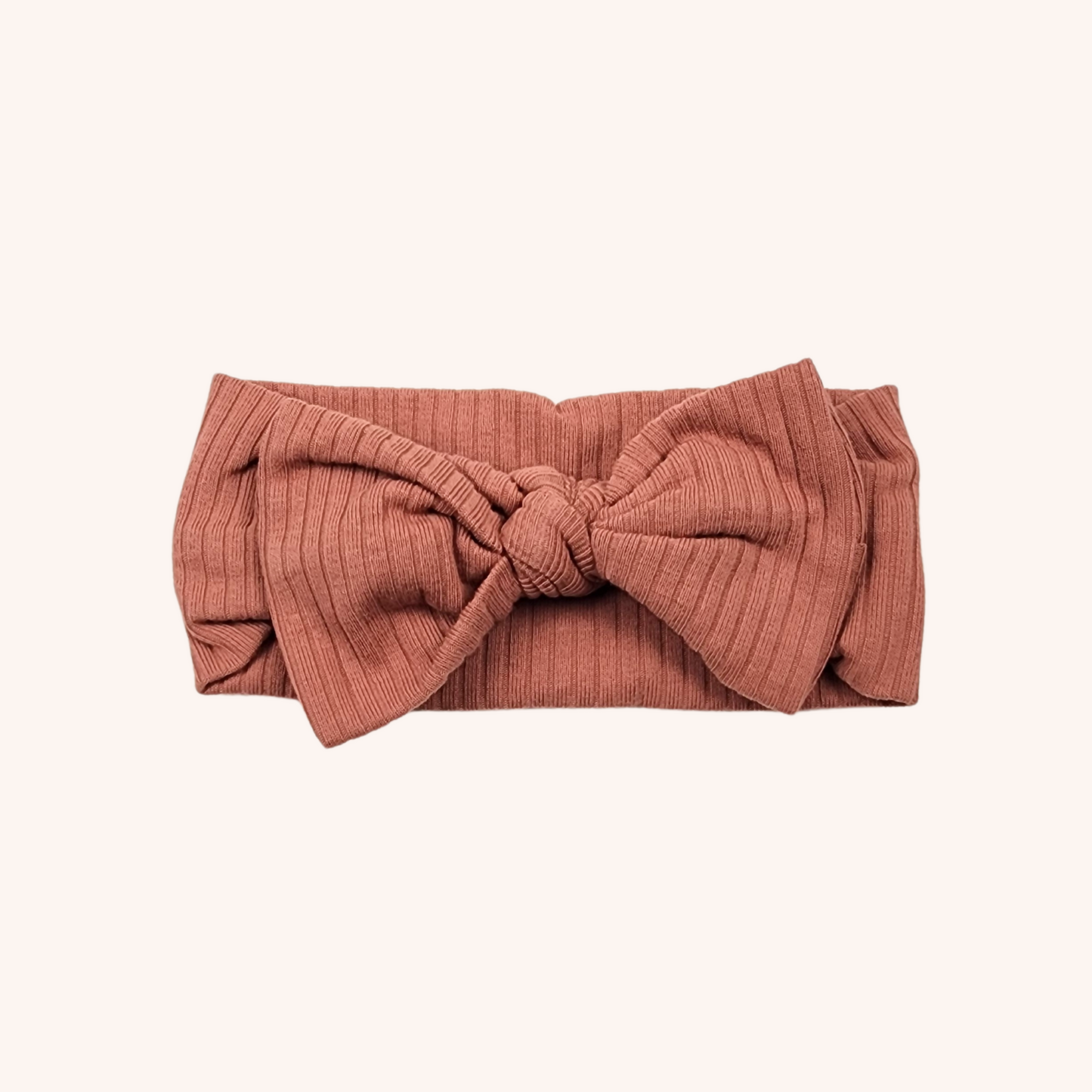 Ribbed Knotted Tie Headband