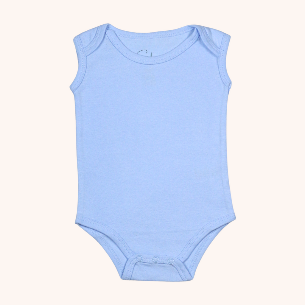 Envelope-Collar Sleeveless Bodysuit