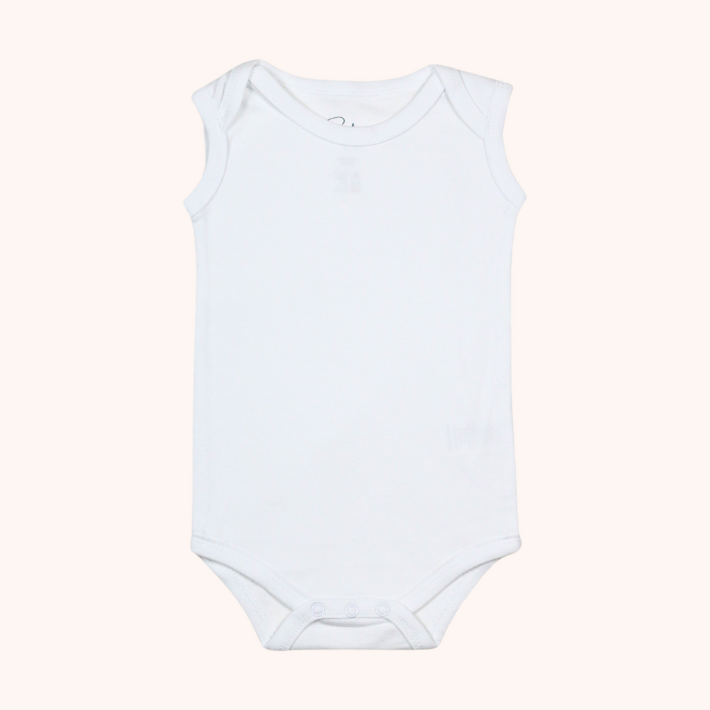 Envelope-Collar Sleeveless Bodysuit
