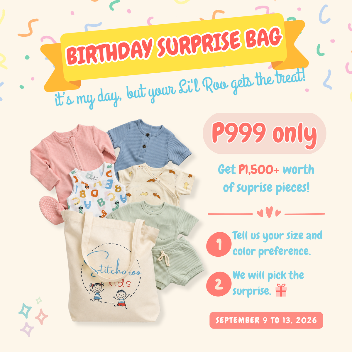 Birthday Surprise Bag
