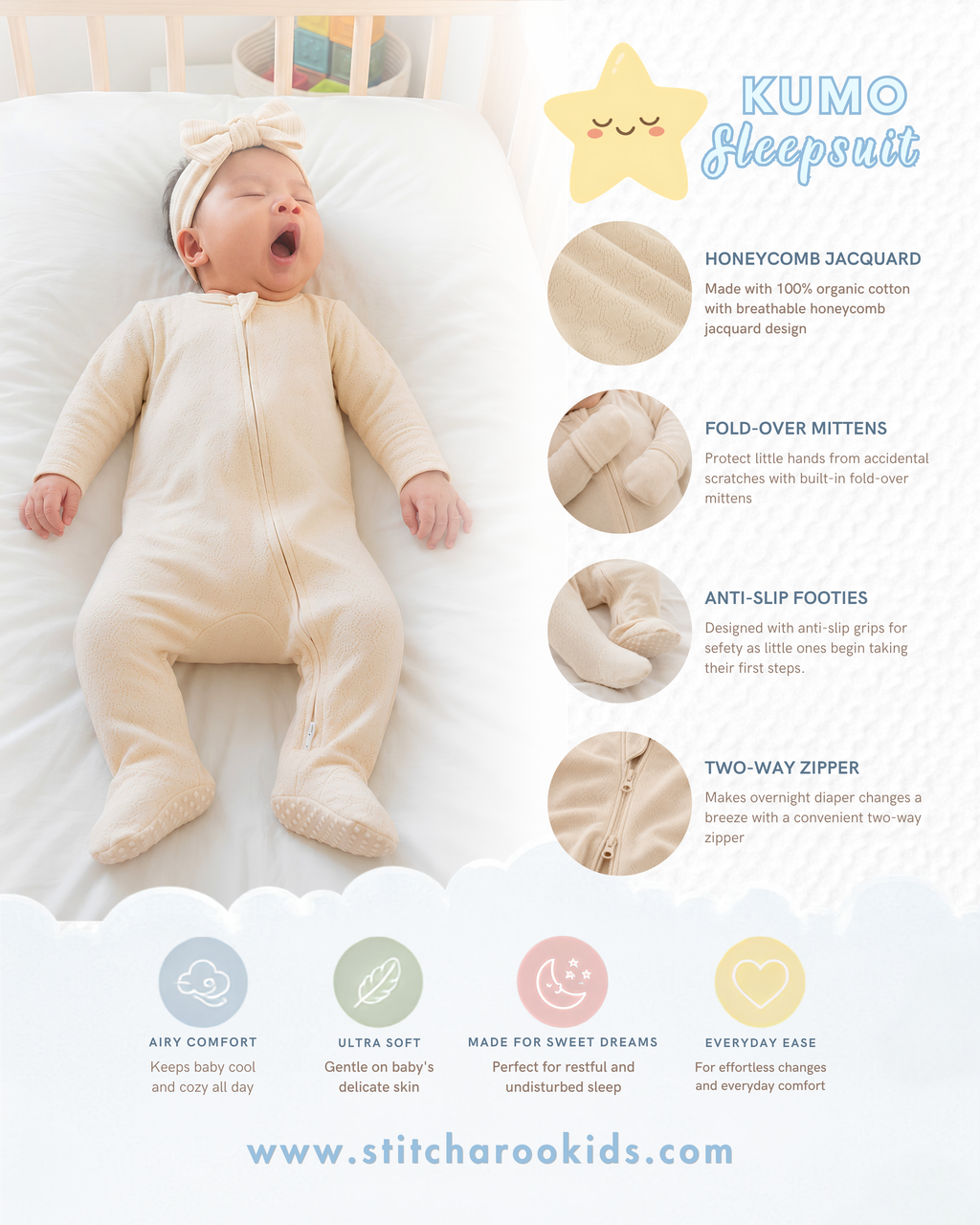 Kumo Sleepsuit