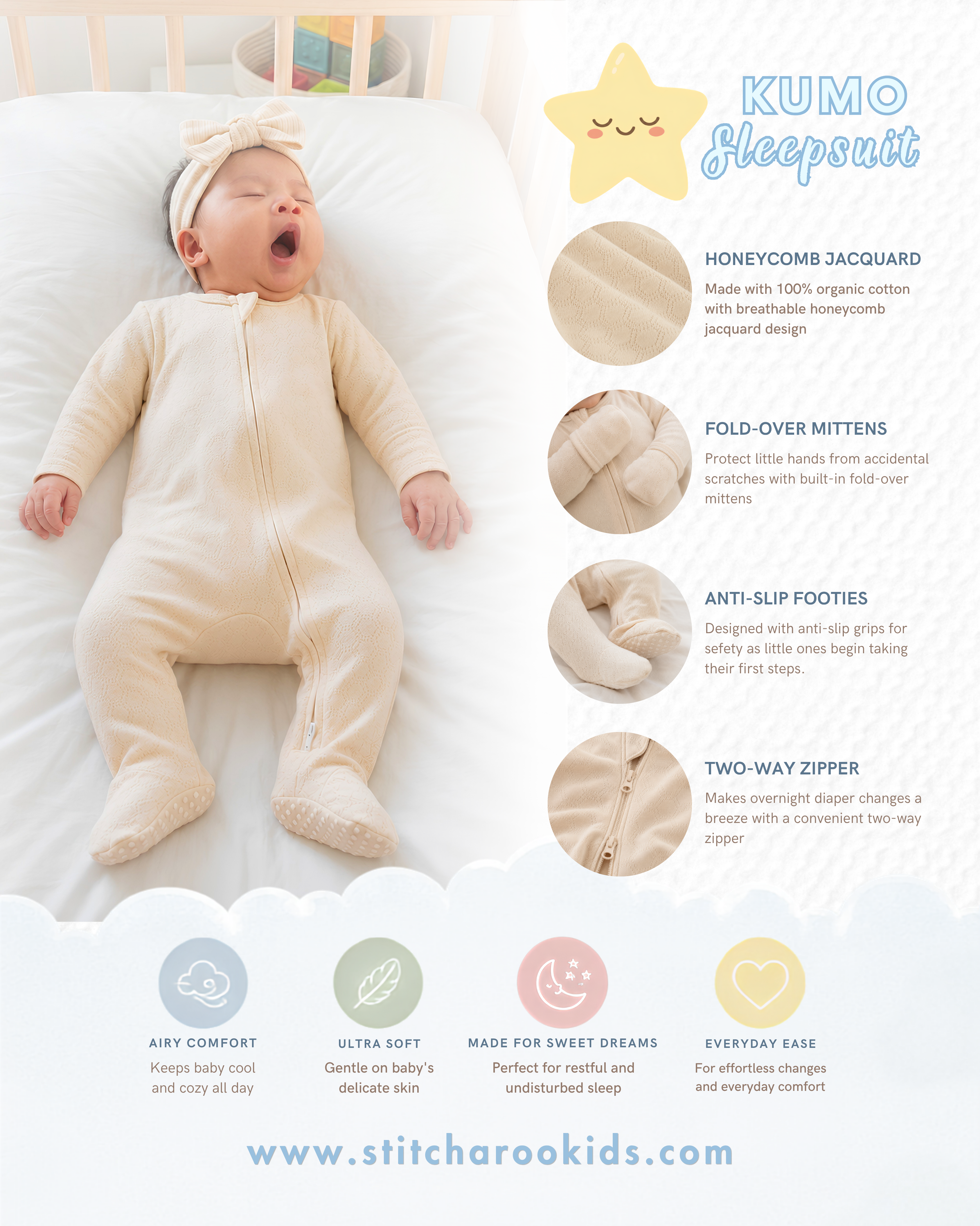 Kumo Sleepsuit