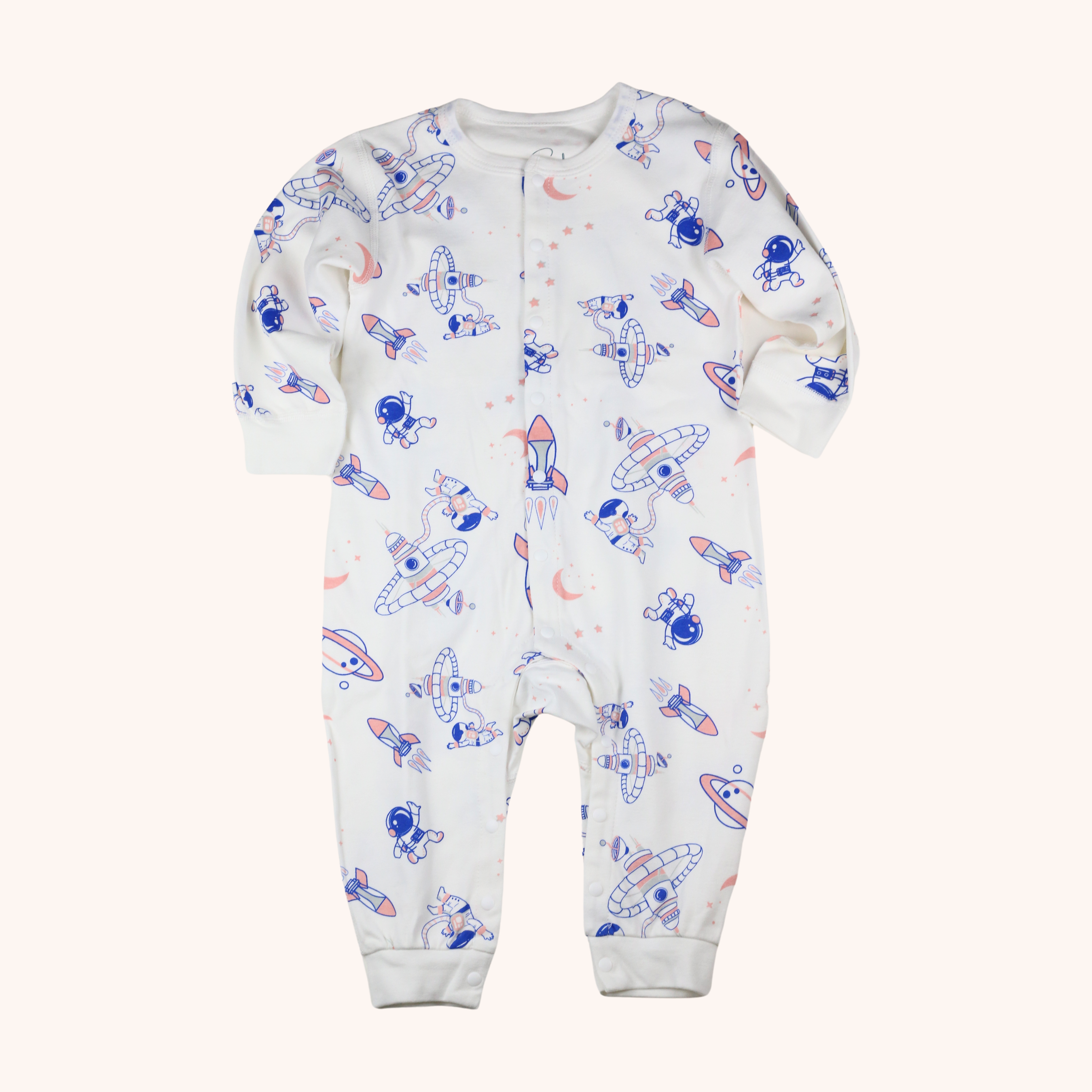 Button Sleepsuit (Astronaut | Girl)