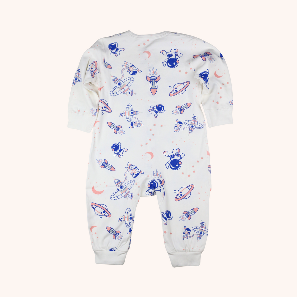 Button Sleepsuit (Astronaut | Girl)